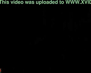 Rough anal creampie with monster cock gaping pussy in heels