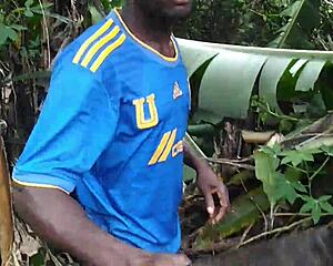 ever had sex with a plantain in the garden? oiled young fun! 🌿🍌💦