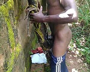 ever had sex with a plantain in the garden? oiled young fun! 🌿🍌💦