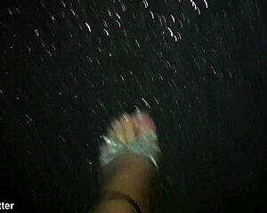 wanna see me walk in the rain soaking my sexy nylons and stilettos?