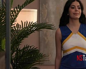 Virgin cheerleader 😍 cheats with friend's boyfriend for first time ass fucking!