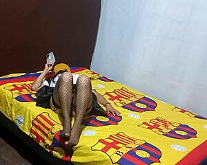 Mi Madrastra Caught Masturbating Erotically... Now She Begs Me to Finish Her Real Homemade Porno!