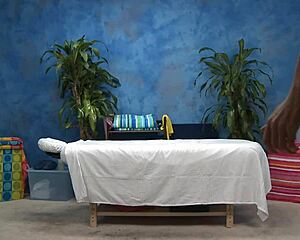 oiled teen babe gets hardcore pussy fucking massage turning into tight cunt pleased endings