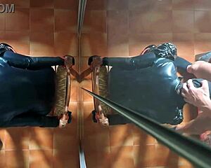 i'm chairtied blindfolded he facefucks me deep till mouth cum 🤤💦