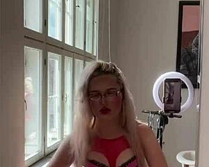 imagine sissyboy squeezing into my tight panties for femdom jerk