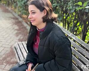 Putalocura incredible latina tetona Lulita Star swallows all Torbe's cum 😍💦