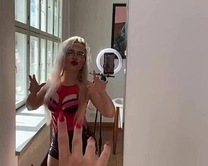 imagine sissyboy squeezing into my tight panties for femdom jerk