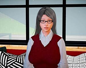 my new family stepmom's huge tits and redhead monster cock tempt me endlessly