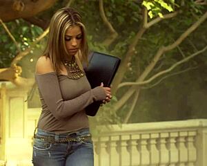 the milf lesbian listens intently guiding blonde to lick shaved pussy eagerly