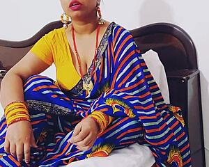 Naughty Indian bhabhi gets dirty talking sex with her dever in hot roleplay