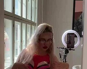 imagine sissyboy squeezing into my tight panties for femdom jerk