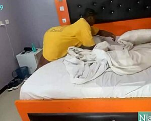 i couldn't resist when my stepmom seduced me in bedroom for monster cock hardcore fuck and squirt