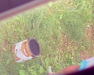 the stepmom bends over as candid hidden camera captures mommy in mother-in-law pose