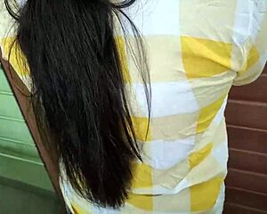 i'm so horny in private room with boyfriend's huge cock play