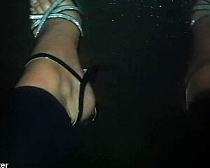 wanna see me walk in the rain soaking my sexy nylons and stilettos?
