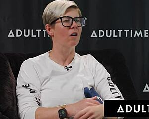 Besties Lexi Lore and August Skye Stack Pussies on Huge Cock in Wild 3-Way Podcast