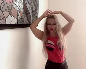 imagine sissyboy squeezing into my tight panties for femdom jerk