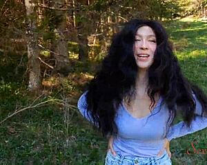 scared influencer wanders deep into forest and picks stranger's company over bear encounter