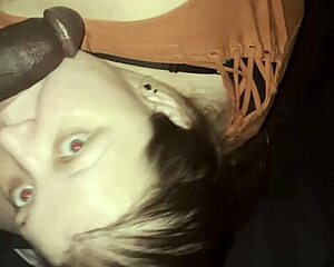 Big Black Cock Monster Deepthroats Huge Ass Black Interracial Sucking Slut Late Night