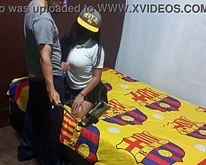 Mi Madrastra Caught Masturbating Erotically... Now She Begs Me to Finish Her Real Homemade Porno!