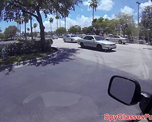 Euro Beauty's Big Ass Pounded in Spycam POV