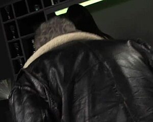 Milf Emma Butt Swallows Two Cocks in Double Blowjob