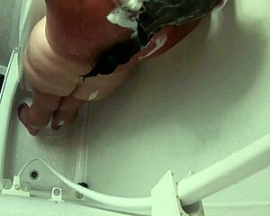 Girl Next Door Slips Into Steamy Shower. Watch Chubby Tits Three Times Over.