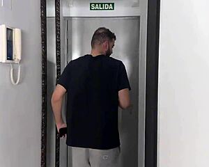 Roommate Catches Doll Fuck and Joins for Creampie Pounding