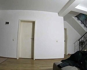 curvy latina milf housewife covers down jacket in cum wearing tall boots