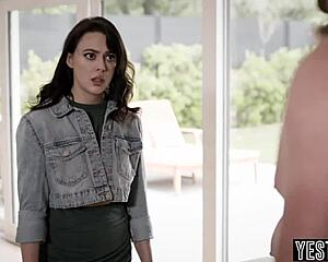oh man my big tits milf took that anal threesome with tenant's monster cock
