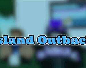 girl slips into thong for roblox outback island roleplay