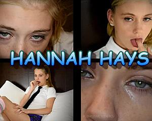 Eighteen year old hannah hays models uniform student pics