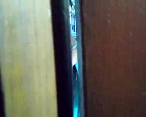Spying on stepsister's fat ass showering unaware, hidden cam catches every curvy drop?