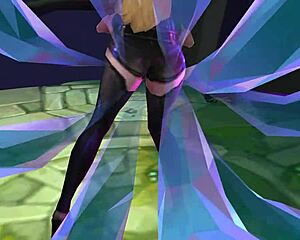 narrator watches KDA AHRI sexy MOANS in Korean voice RYONA