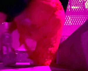 ever seen a milf's legs smoke in lingerie outdoors?