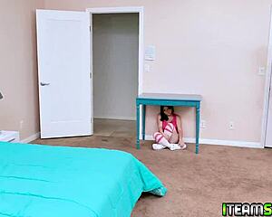 Babysitter Cums All Over Luna Bright's Braces!