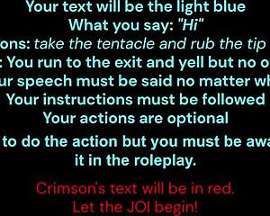 crimson x lost girl gives joi instructions in her draft video chat