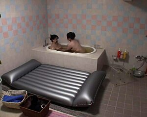 chubby married lesbians lick pussies and finger each other at wedding voyeur style