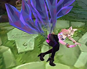 narrator watches KDA AHRI sexy MOANS in Korean voice RYONA