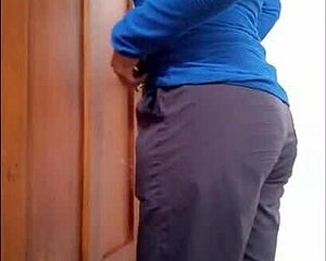 i flaunt my fat ass as nurse at work