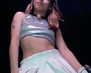 wanna see cute blonde latina bonneyuwu pee into a bottle in her miniskirt panties?