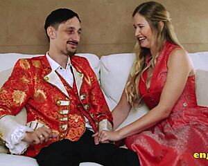 silly blonde luvs deepthroatin cock shaved pussy sucking n fuckin