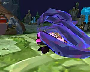 narrator watches KDA AHRI sexy MOANS in Korean voice RYONA