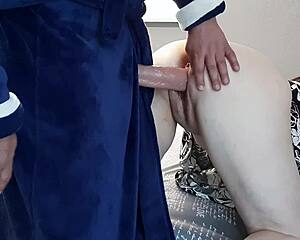 husband spanks and fucks cheating wife's fat ass raw