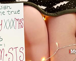 daisy fuentes and juniper ren turn family christmas sex toys into hardcore threesome