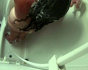 Girl Next Door Slips Into Steamy Shower. Watch Chubby Tits Three Times Over.