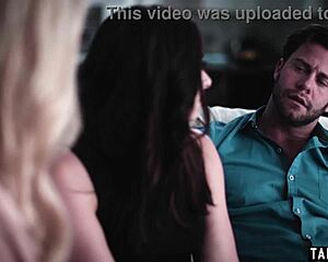 ever wonder how this hot milf watches her husband roughly anal fuck her petite assistant sophia burns bent over