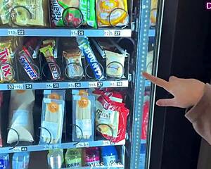 risky public toilet sex with hot redhead neighbor with pierced nipples... did anyone catch us?