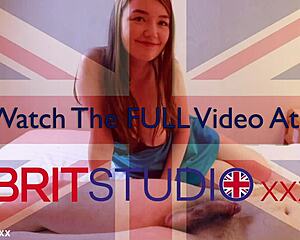 Heart racing as British teen gulps fan's hot cum load