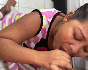 i make my old lady's big ass unfaithful whore suck deep